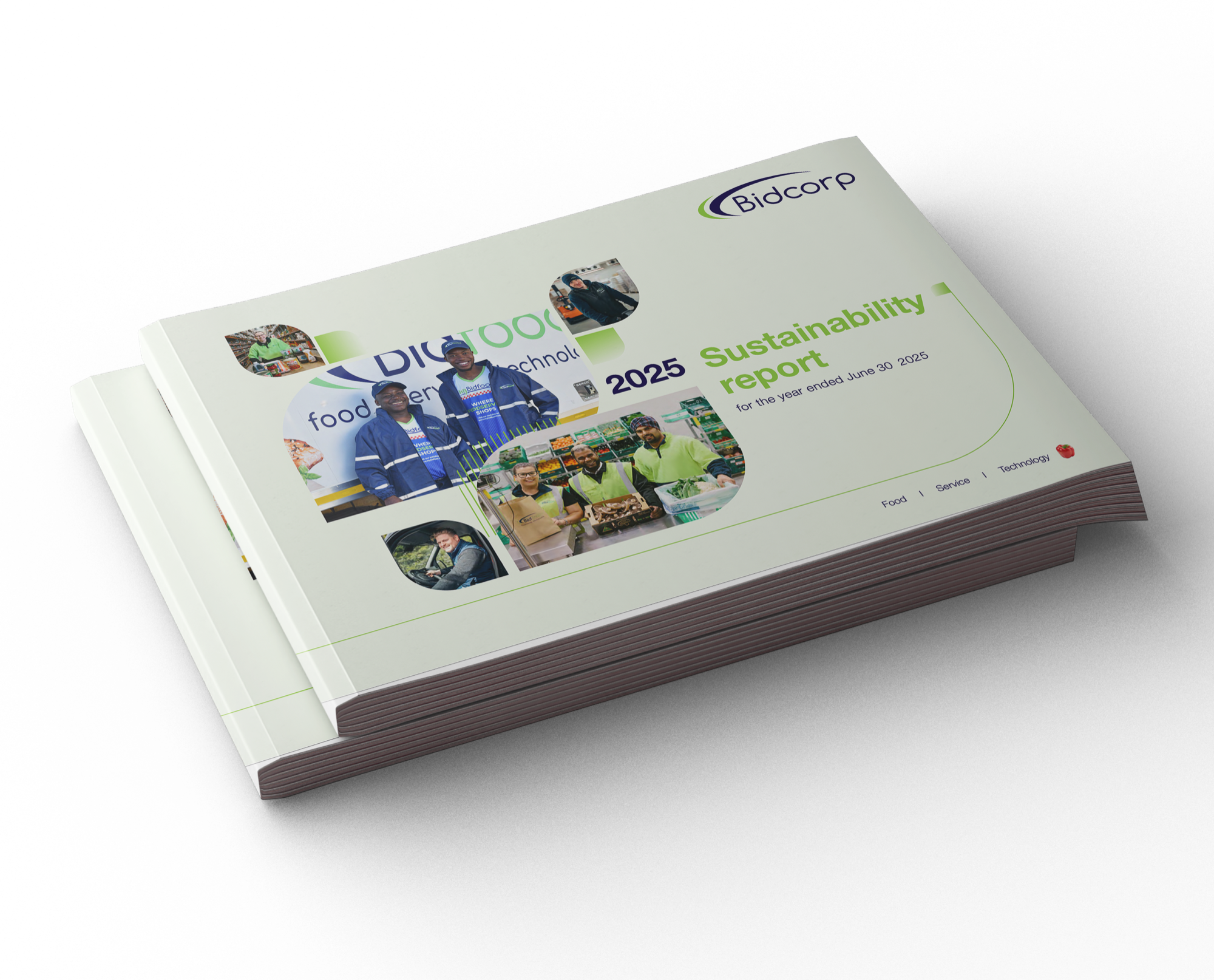 Bidfood branded recycled plastic crates — Sustainability Report 2025
